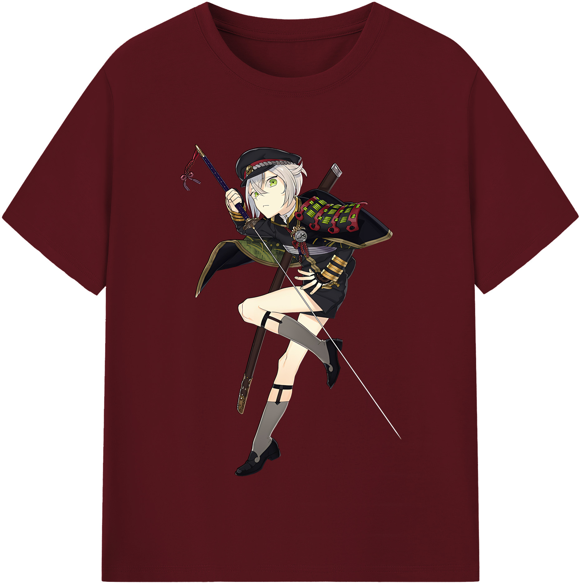 （画像用） 刀剣乱舞 Touken Ranbu 綿100％半袖Tシャツ（フロントプリント）